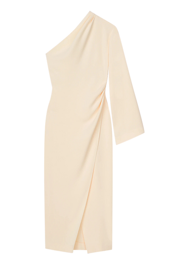 Florence Assymetric One Sleeve Wrap Dress