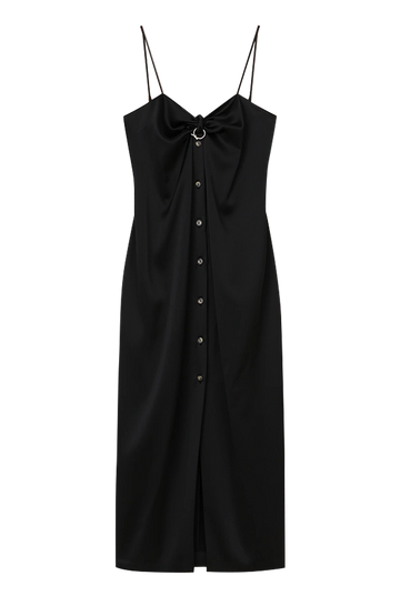 Doris Midi Sarong Style Dress With Detachable Straps