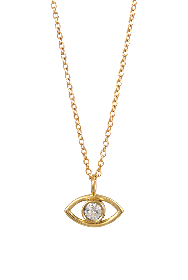 Evil Eye Diamond Necklace