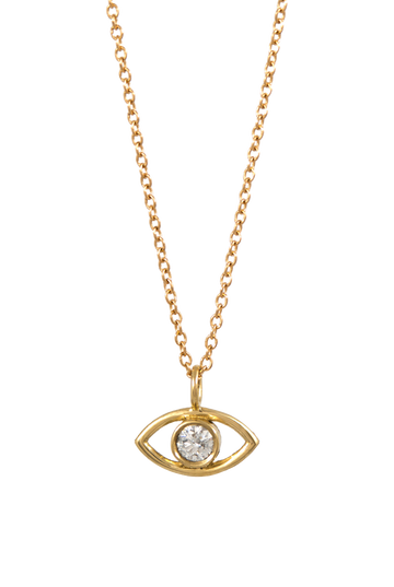 Evil Eye Diamond Necklace