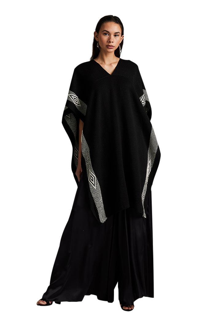 Diamante Merino Poncho