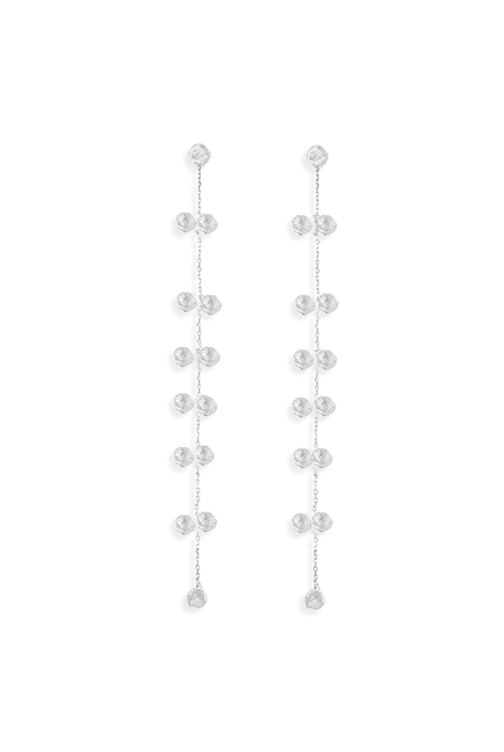 Scattered Stars Double Drop Earrings