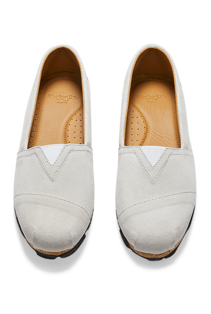 Chukka White Suede Espadrilles