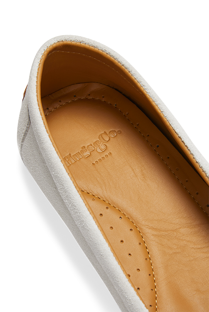 Chukka White Suede Espadrilles