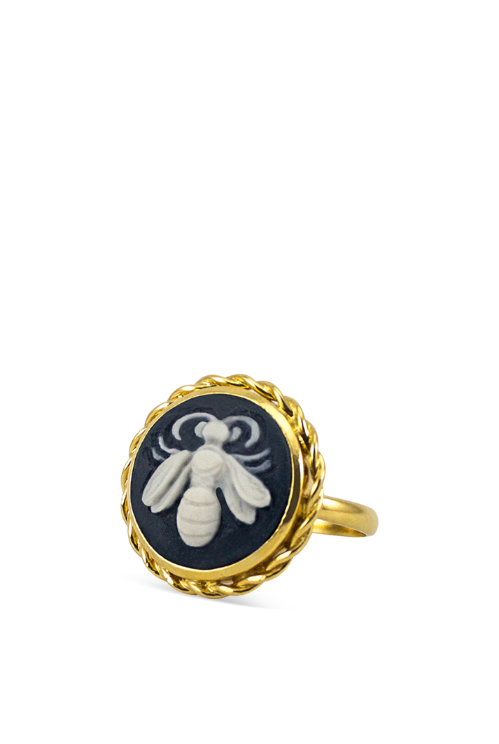 Bee Cameo Ring