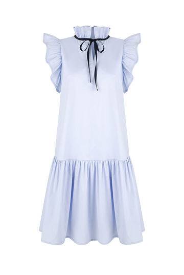 Angela Frilled Mini Dress