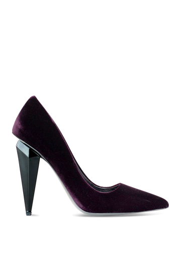 Antigone Velvet Classic Pumps | Bordeaux