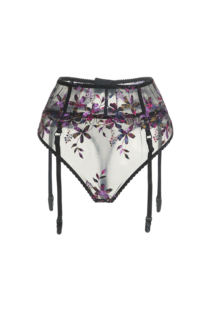 Peonia Floral Suspenders