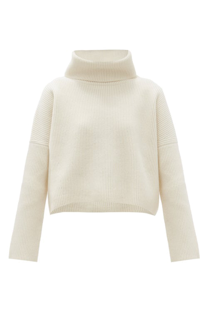 Roll-neck Merino-wool Sweater