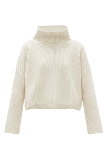 Roll-neck Merino-wool Sweater