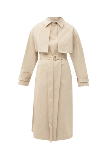 Organic Cotton-blend Trench Coat