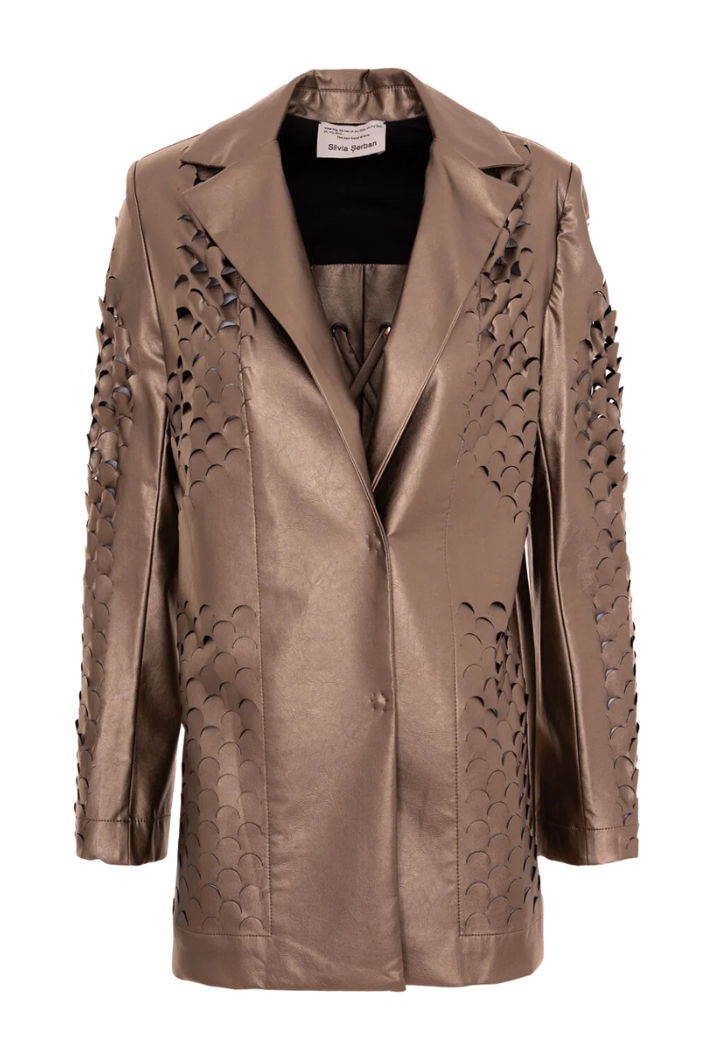 Women’s Laser Cut Bronze Jacket