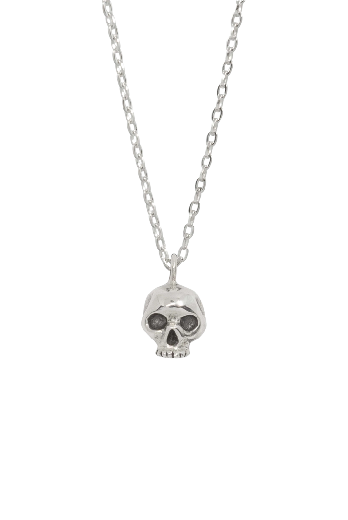 Sterling Silver Skull Necklace