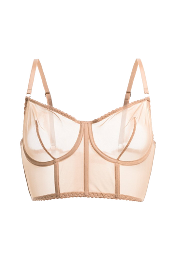 Iconic Bustier Bra | Nude