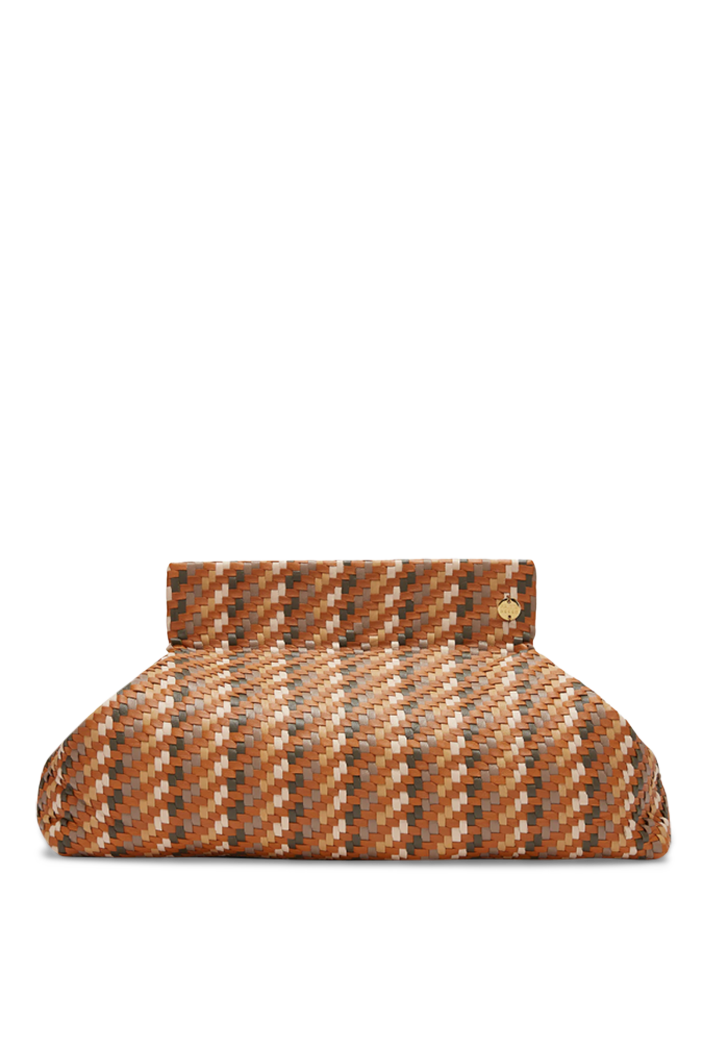 Lilis Large Woven Clutch Bag