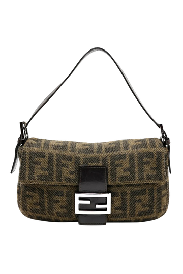 Fendi Baguette Wool Mini Bag