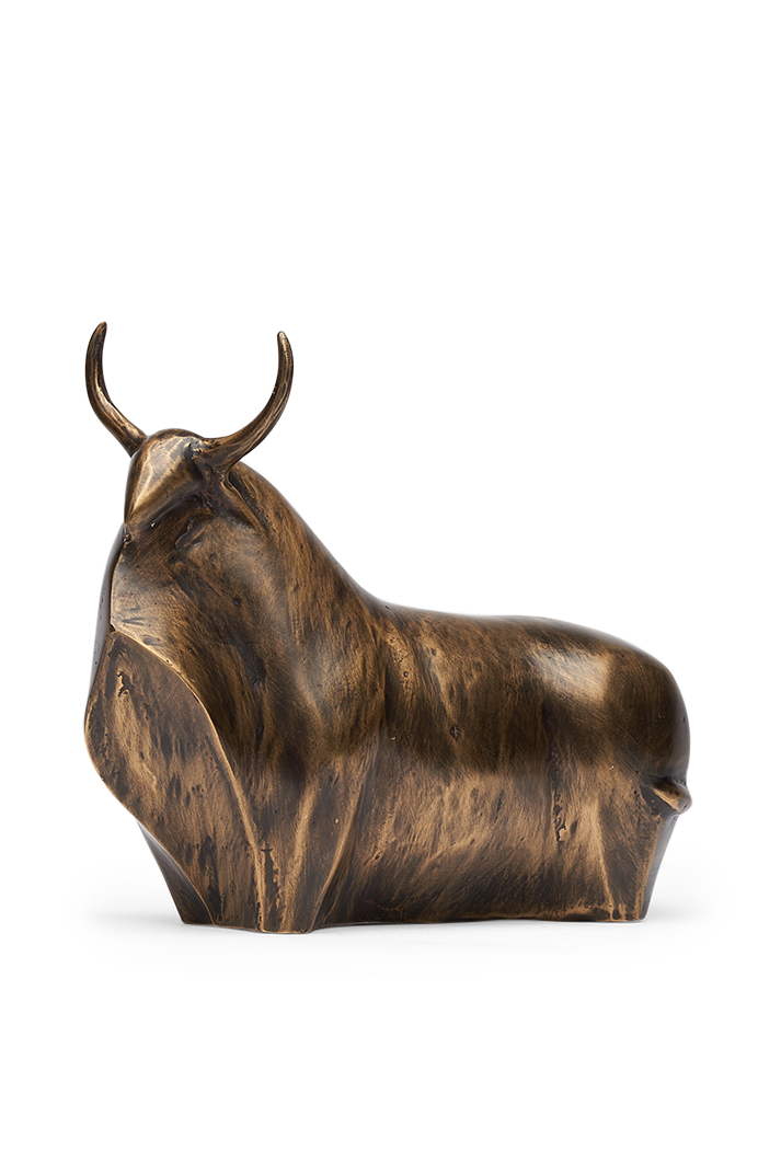 Tiger‘s Eye Bronze Bull