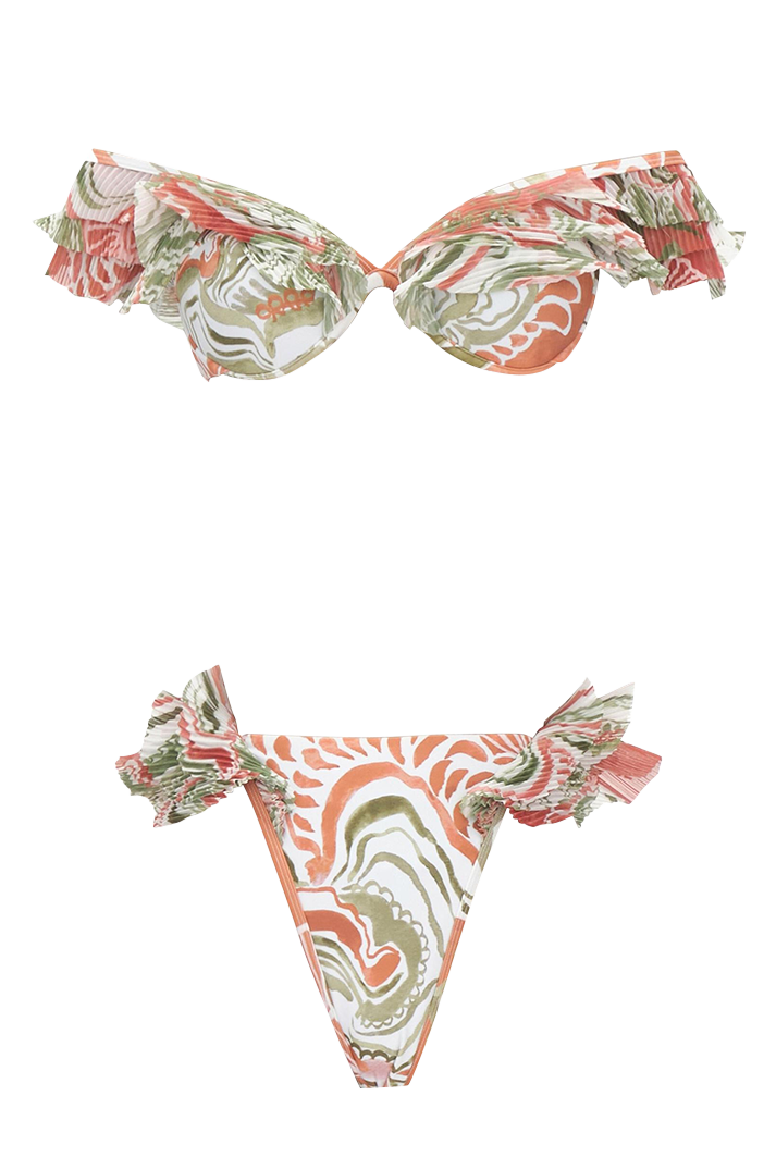 Salama Abstract Mushroom High Rise Bikini