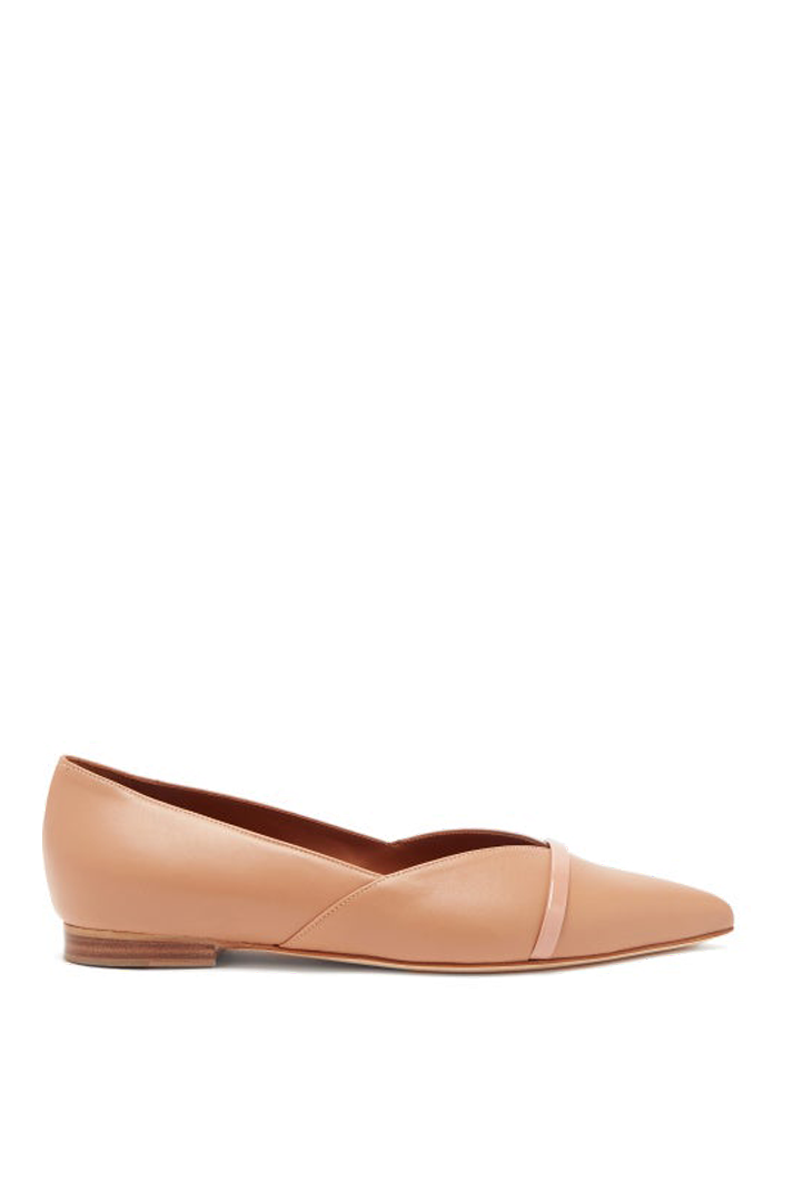Colette point-toe nappa-leather flats