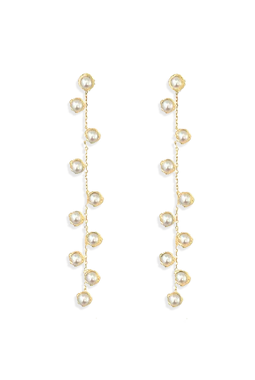Stardust Pearl Drop Earrings