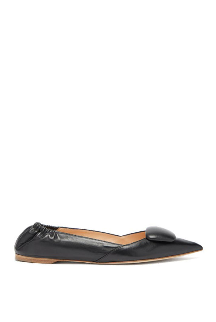 Calin Point-Toe Leather Flats