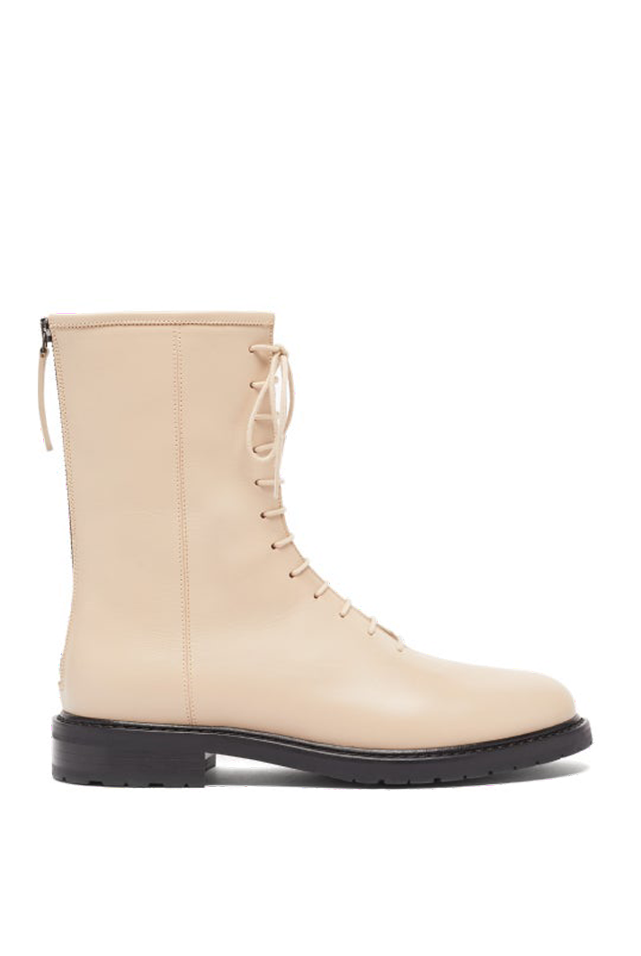 Leather Combat Boots