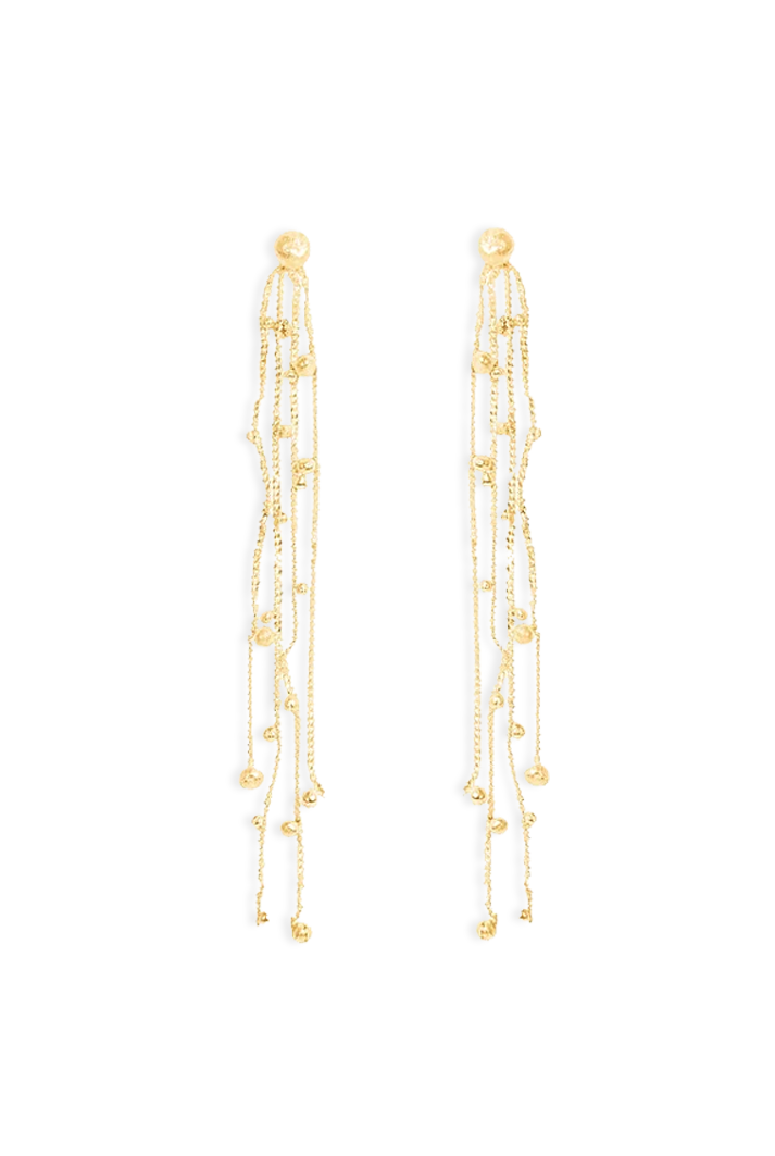 Shooting Star Tassel Earrings