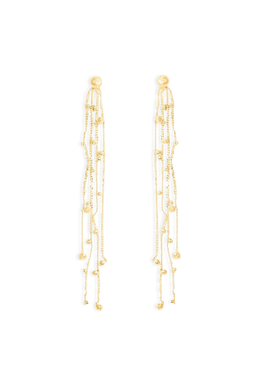 Shooting Star Tassel Earrings