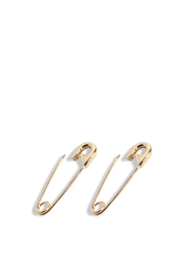 Gold Safety Pin Earring