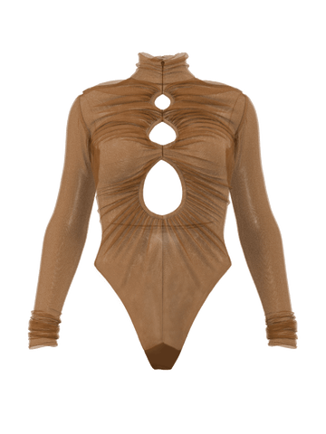 Salle Bodysuit | Camel