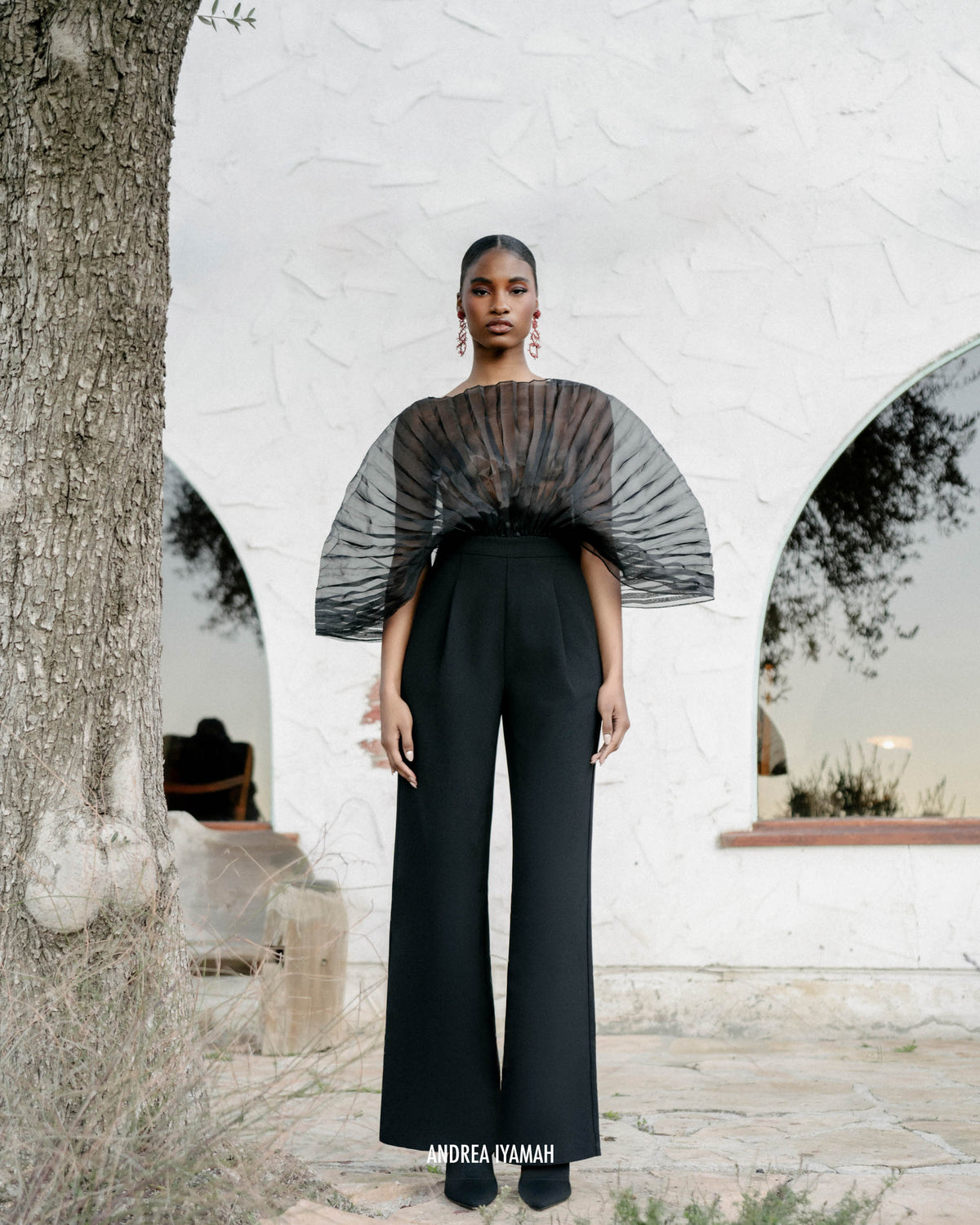 Sombra Puff Sleeve Bodysuit | Black