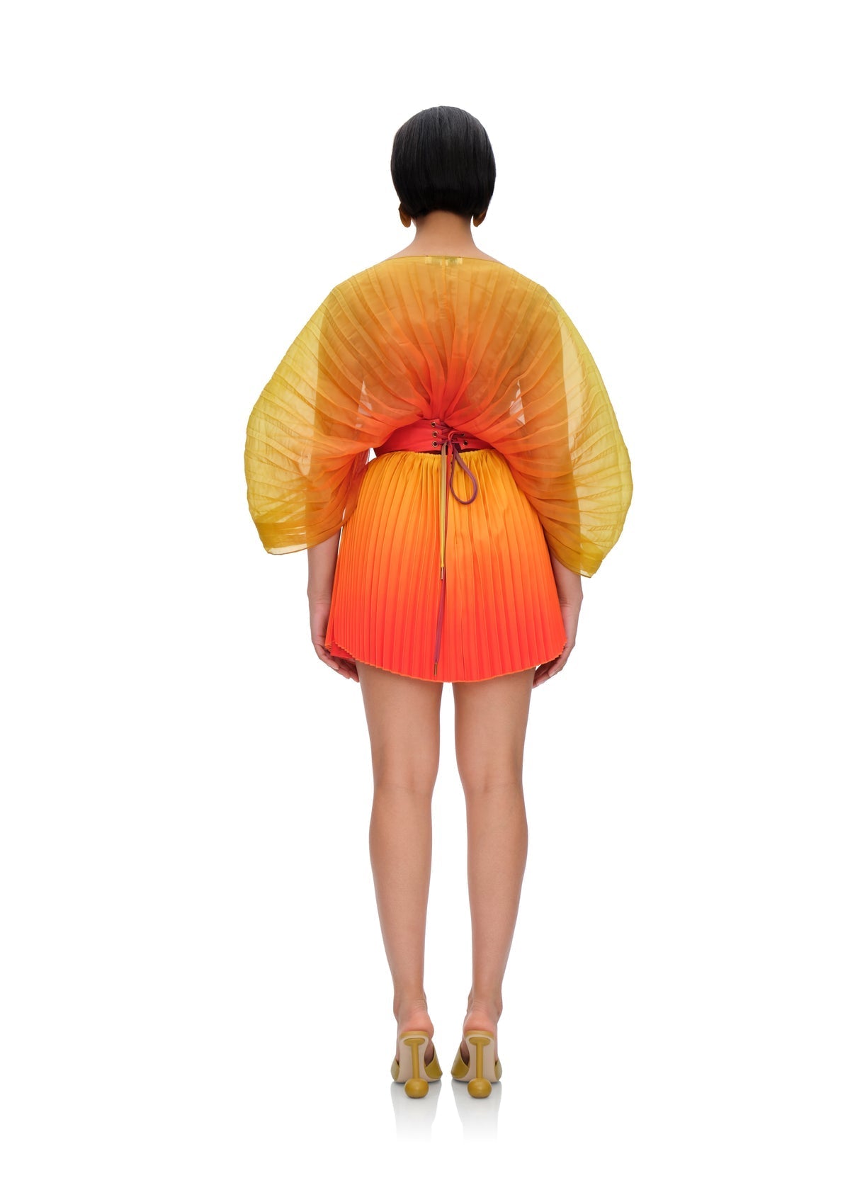 Sombra Puff Sleeve Bodysuit | Adwa Purple