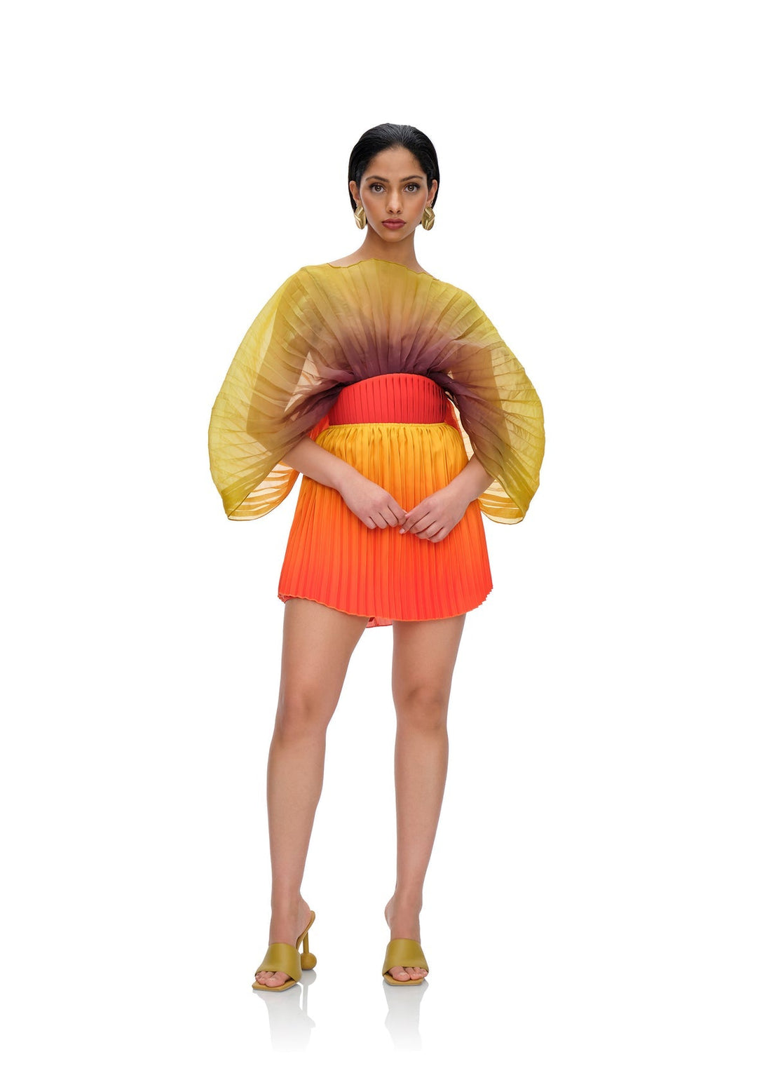 Sombra Puff Sleeve Bodysuit | Adwa Purple