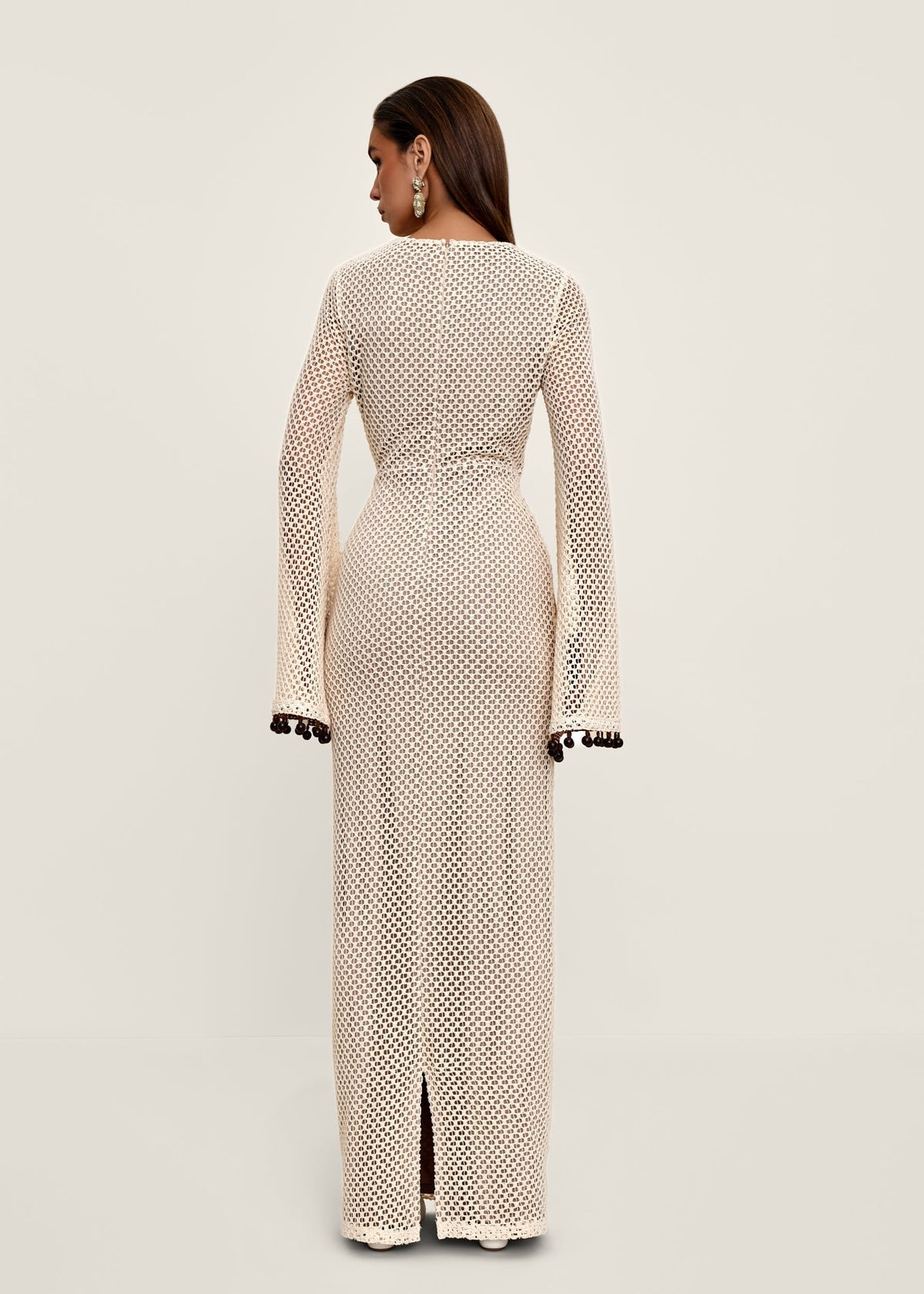 Teri Crochet Dress | Cream