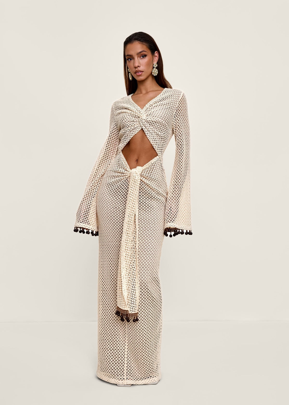 Teri Crochet Dress | Cream