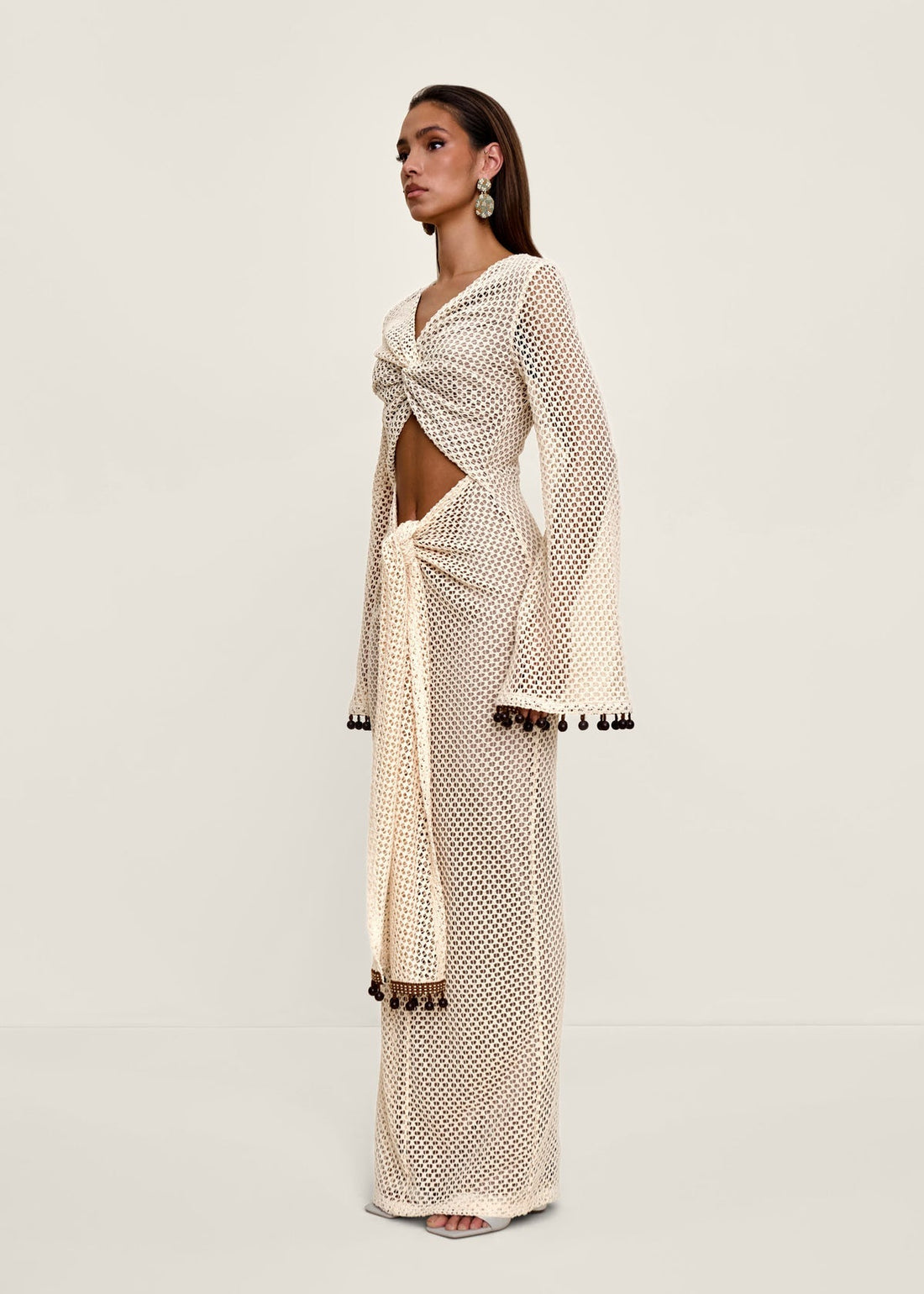 Teri Crochet Dress | Cream