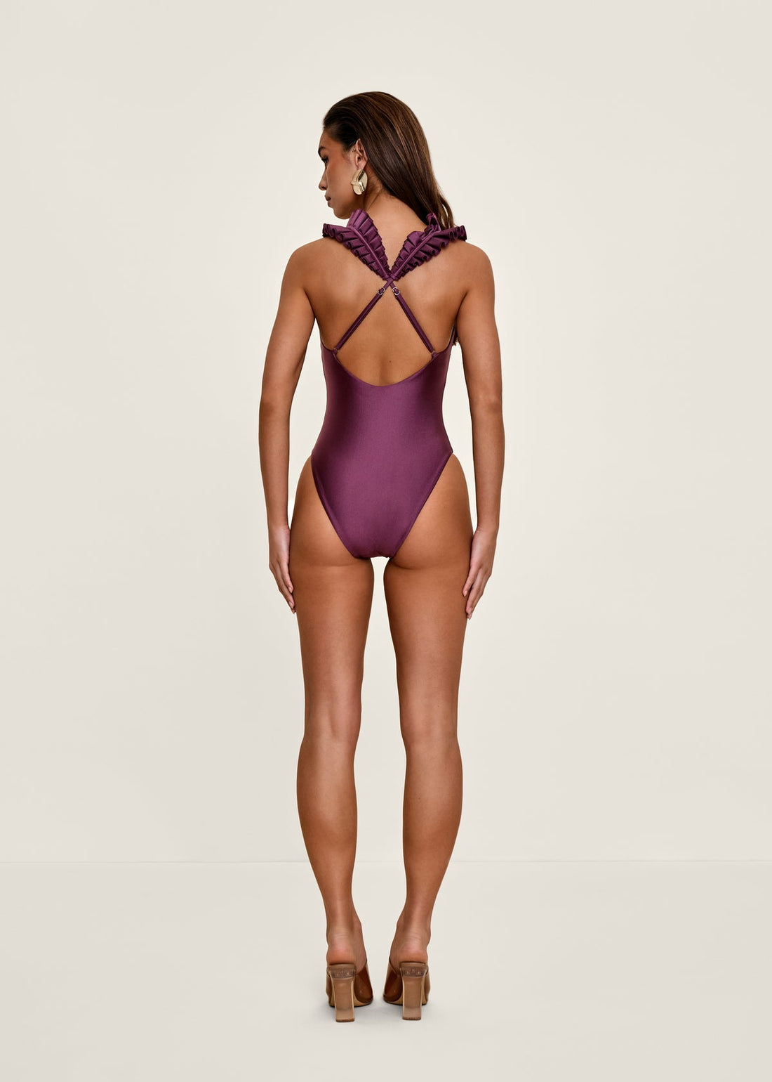 Tisi One Piece Swimsuit | Eggplant