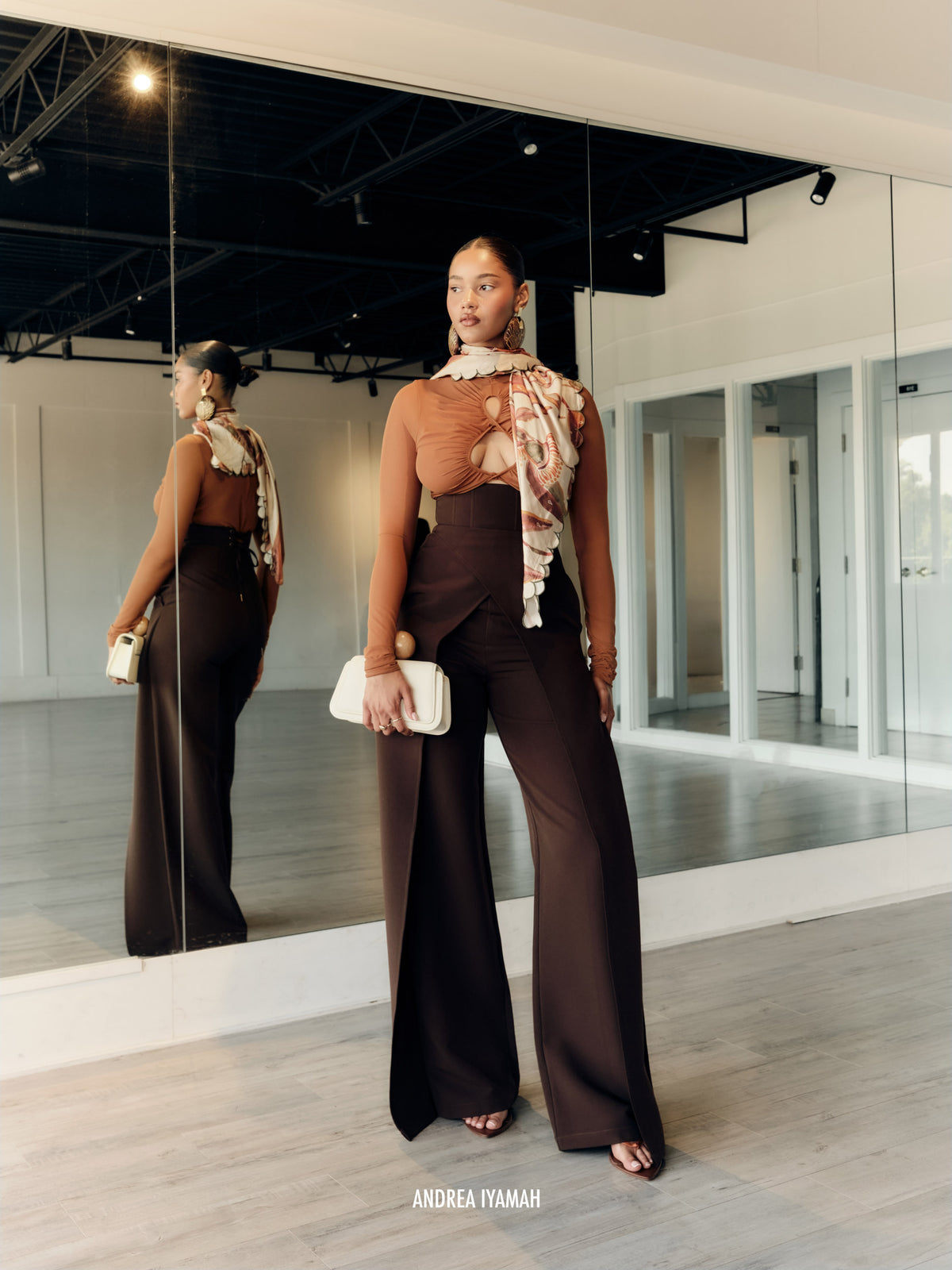 Salle Bodysuit | Camel