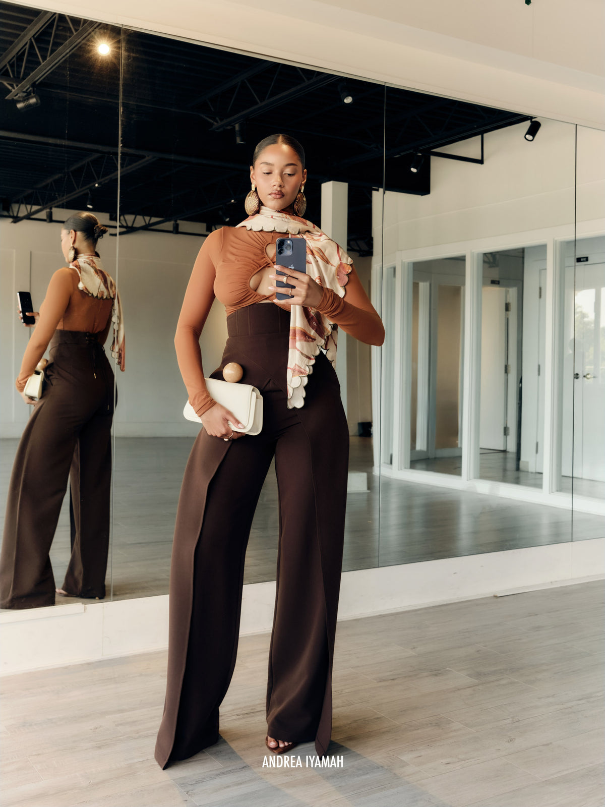 Salle Bodysuit | Camel