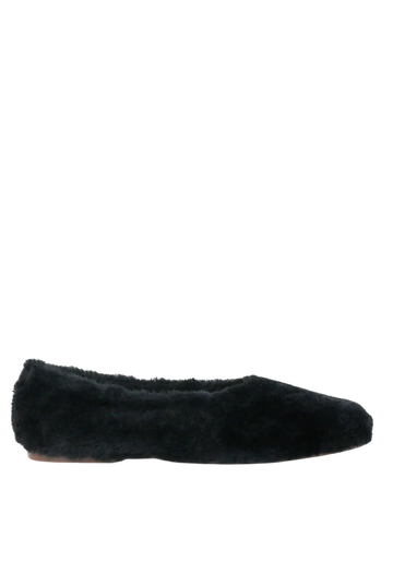 The Foundation Flat | Black Shearling