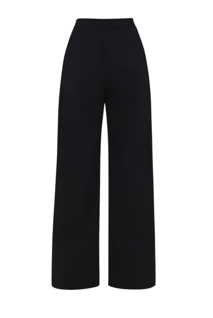Uta High Waist Bootcut Pants | Onyx