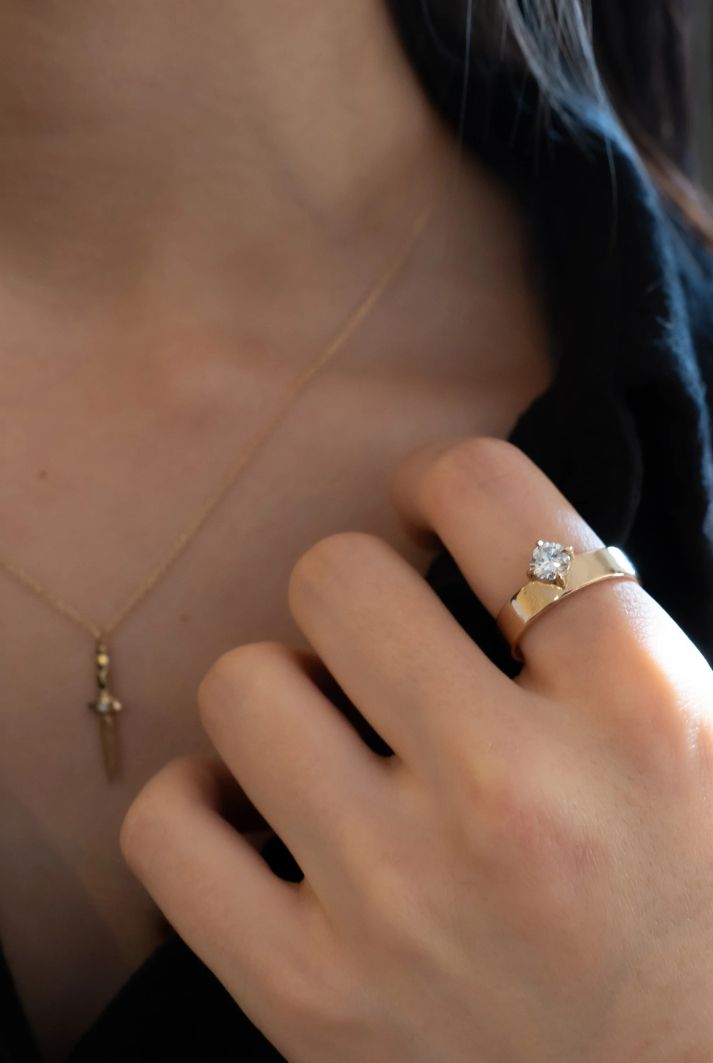 Sunrise Diamond Ring