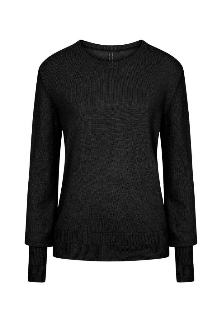Cashmere Crewneck Sweater | Black