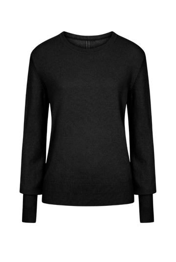 Cashmere Crewneck Sweater | Black
