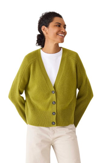 Cashmere Lofty Cardigan | Woodbine Green