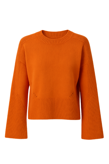 Crew Neck Lofty Sweatshirt | Tiger Orange