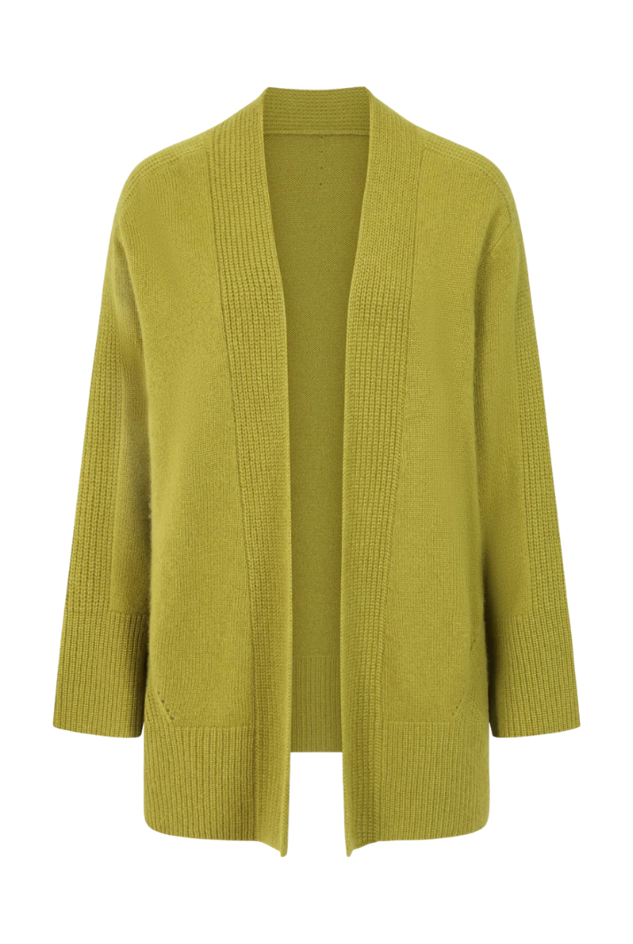 Long Cashmere Cardigan | Woodbine Green