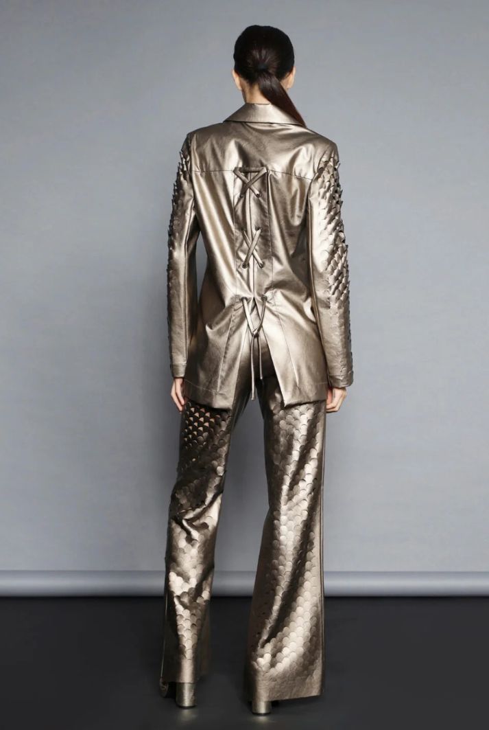 Women’s Laser Cut Bronze Jacket