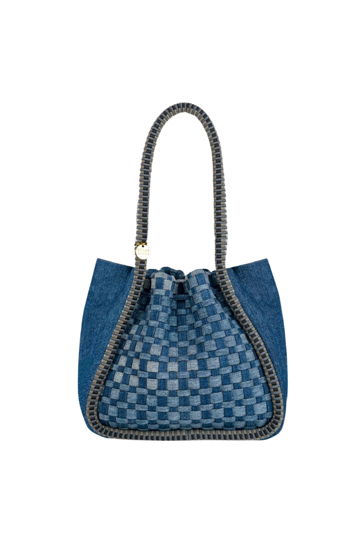 Negara Mini Denim Tote Bag