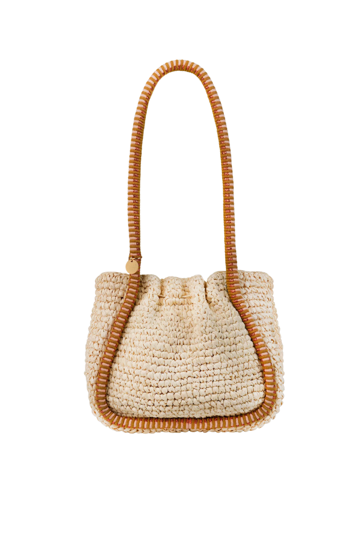 Negara Mini Raffia Gathered Tote